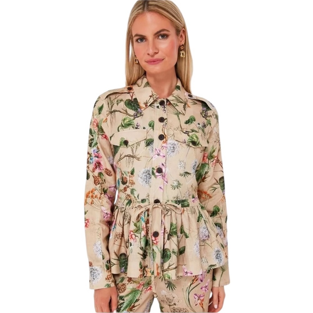 NWT Cara Cara Whimsical Khaki Cory Jscket Sz S